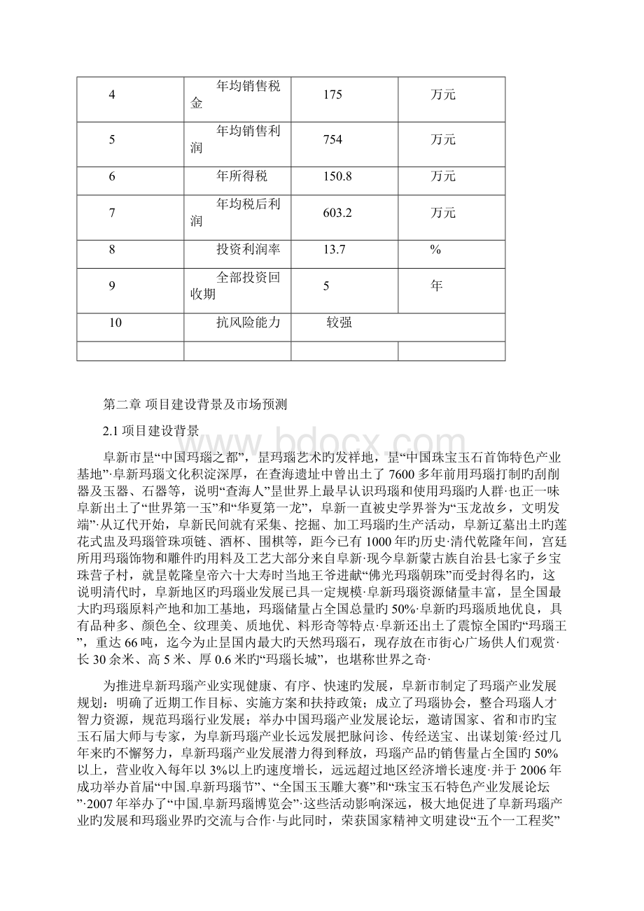 工艺饰品玛瑙加工厂建设项目可行性研究报告报批稿文档格式.docx_第3页