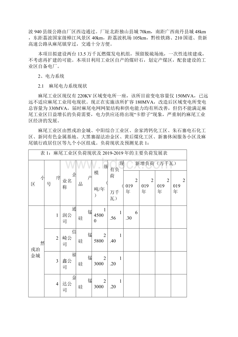 煤矸石自备电厂项目建议共21页.docx_第3页