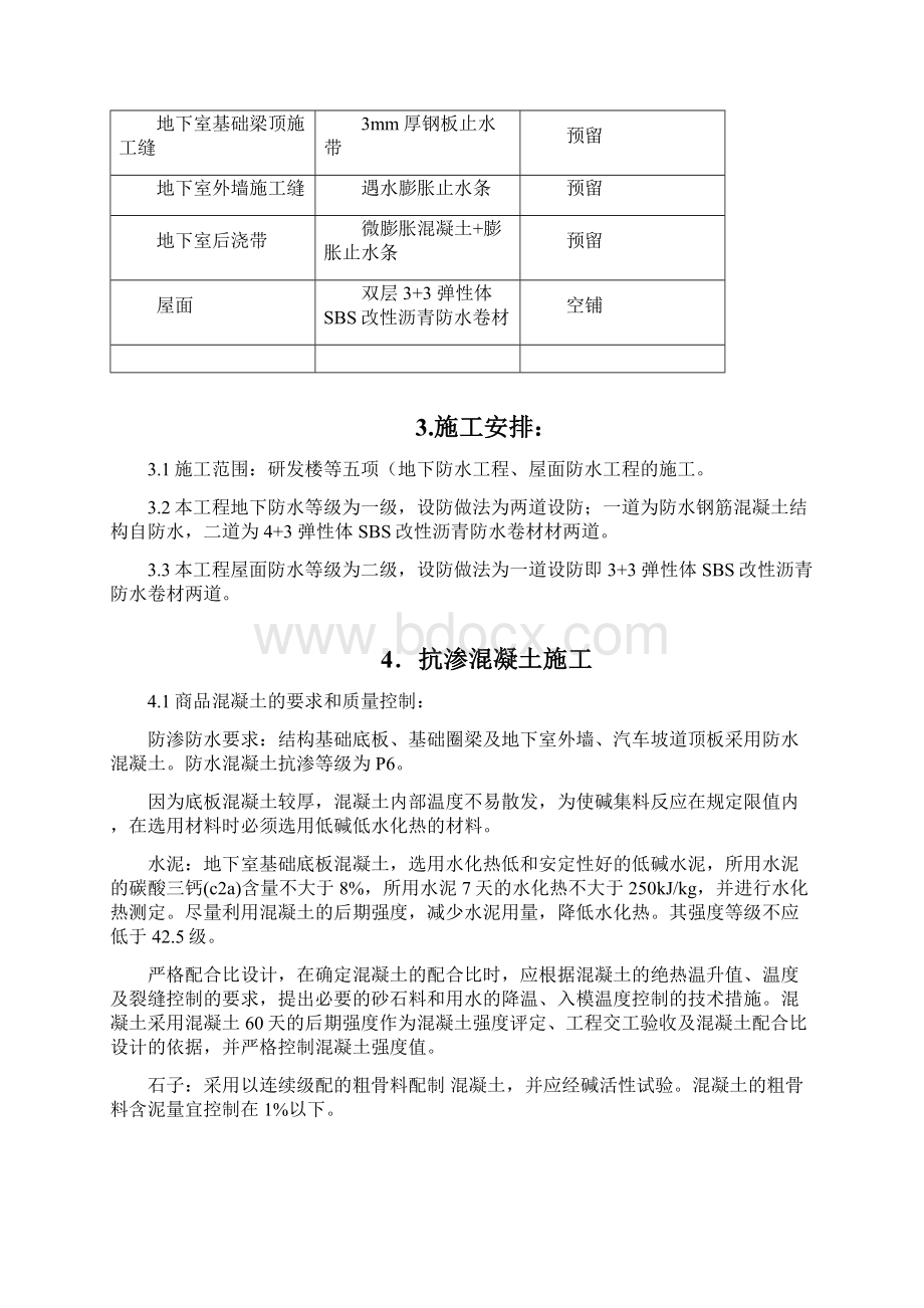 建筑工程防水施工方案doc.docx_第2页