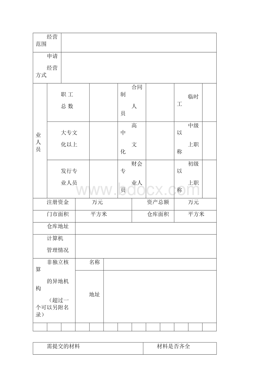 出版物经营许可证登记表.docx_第3页