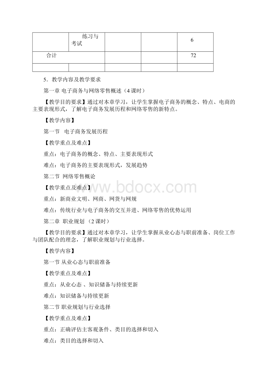 电商运营教学标准.docx_第3页