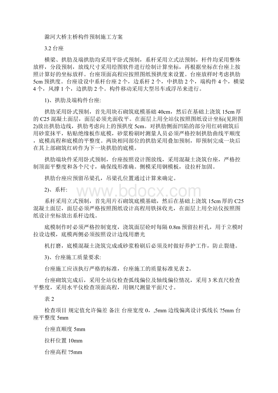 混凝土预制系杆拱预制方案Word下载.docx_第2页