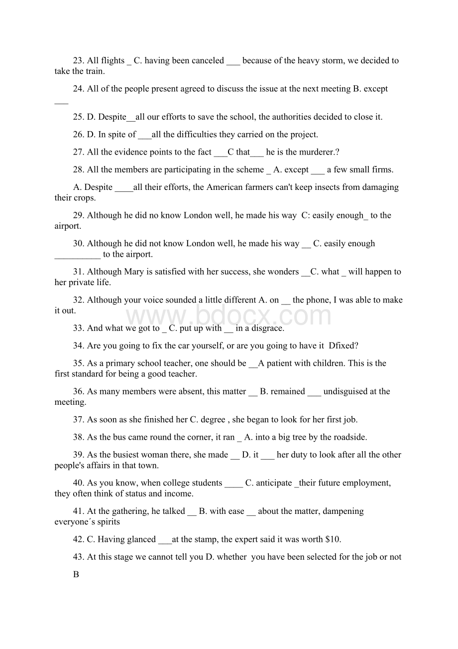 月大学英语B网考 词汇与结构参考资料文档格式.docx_第2页