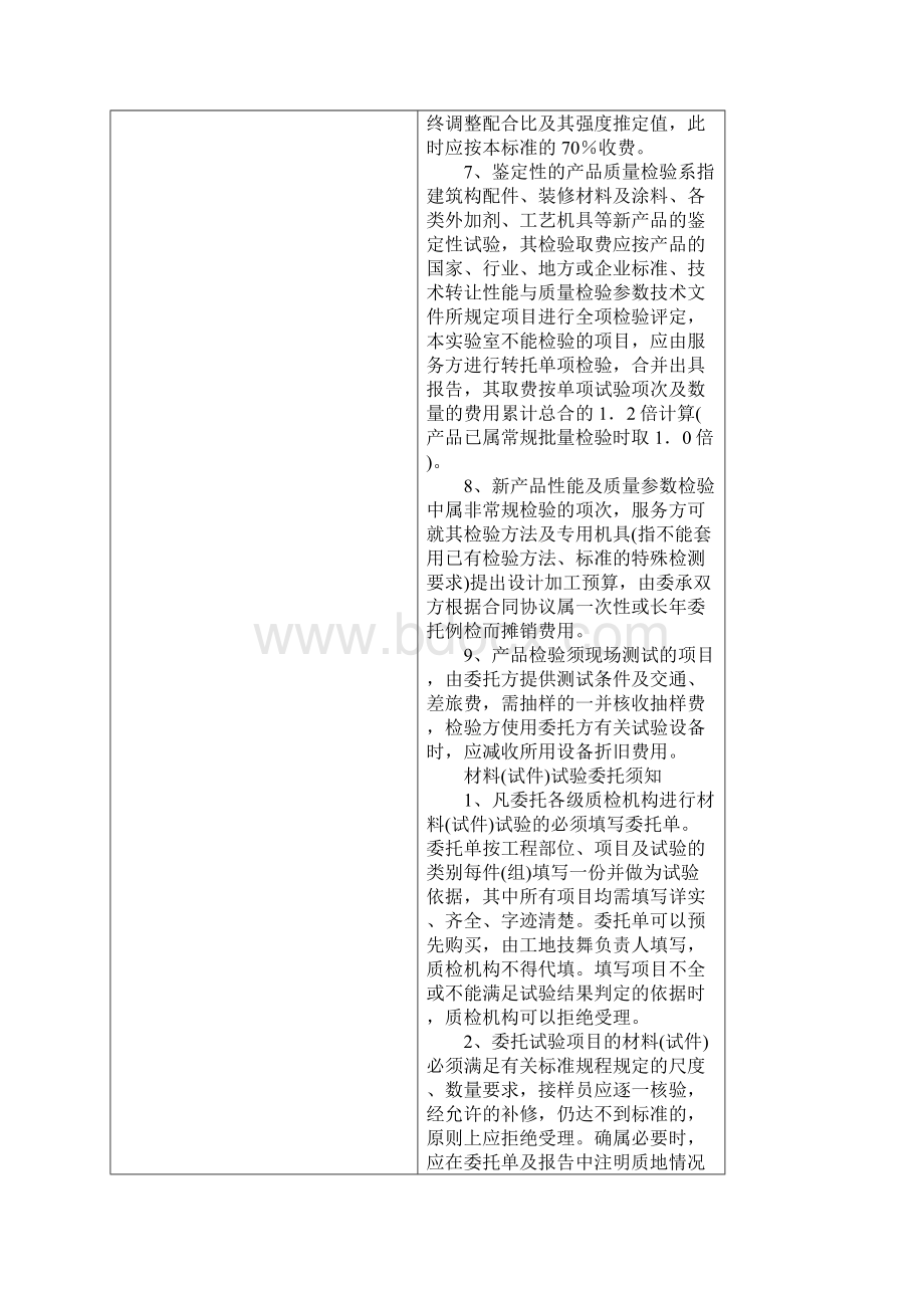 河北宏星工程质量材料检验收费标准河北工程检测.docx_第3页