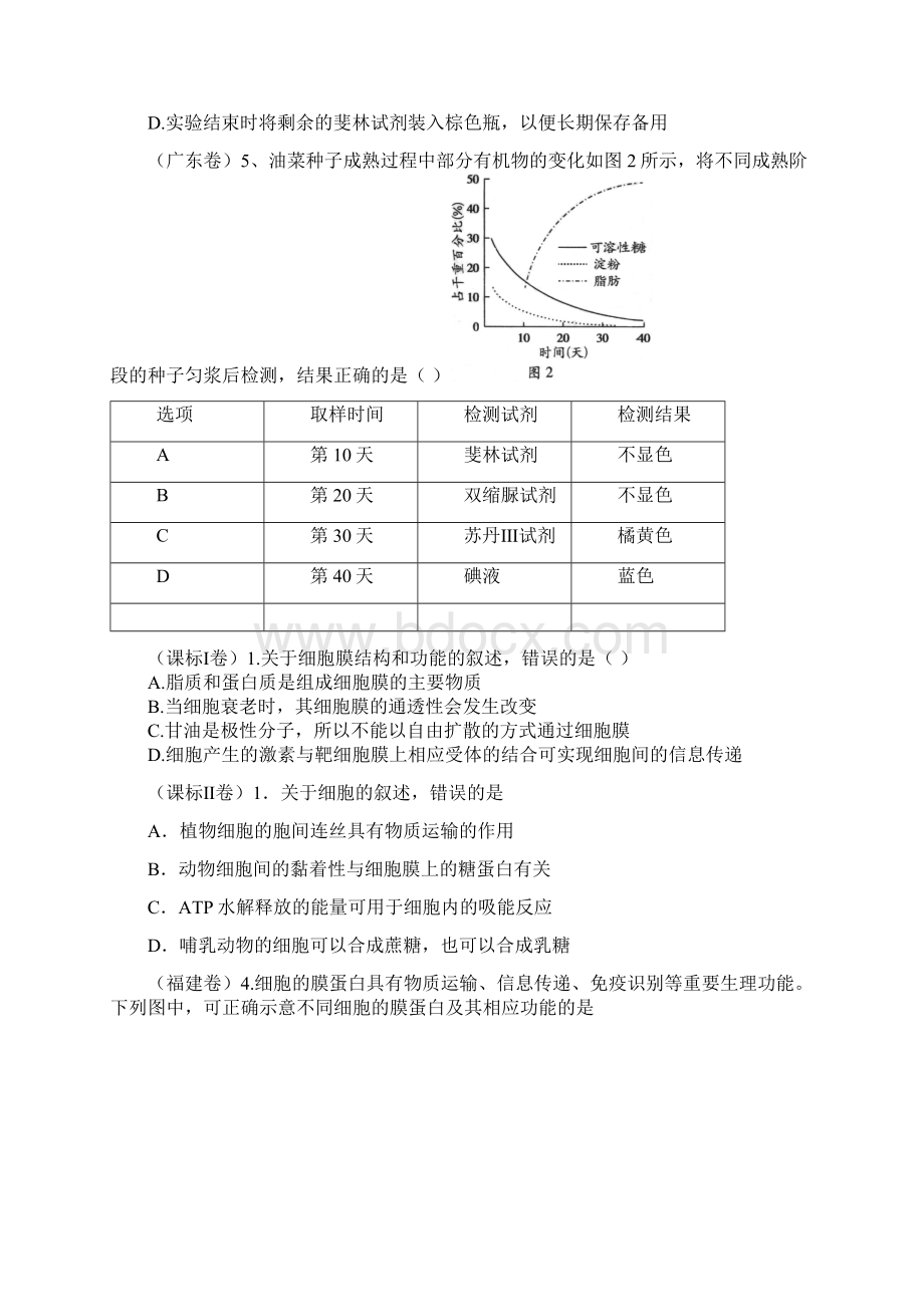 高考必修一试题汇总.docx_第3页