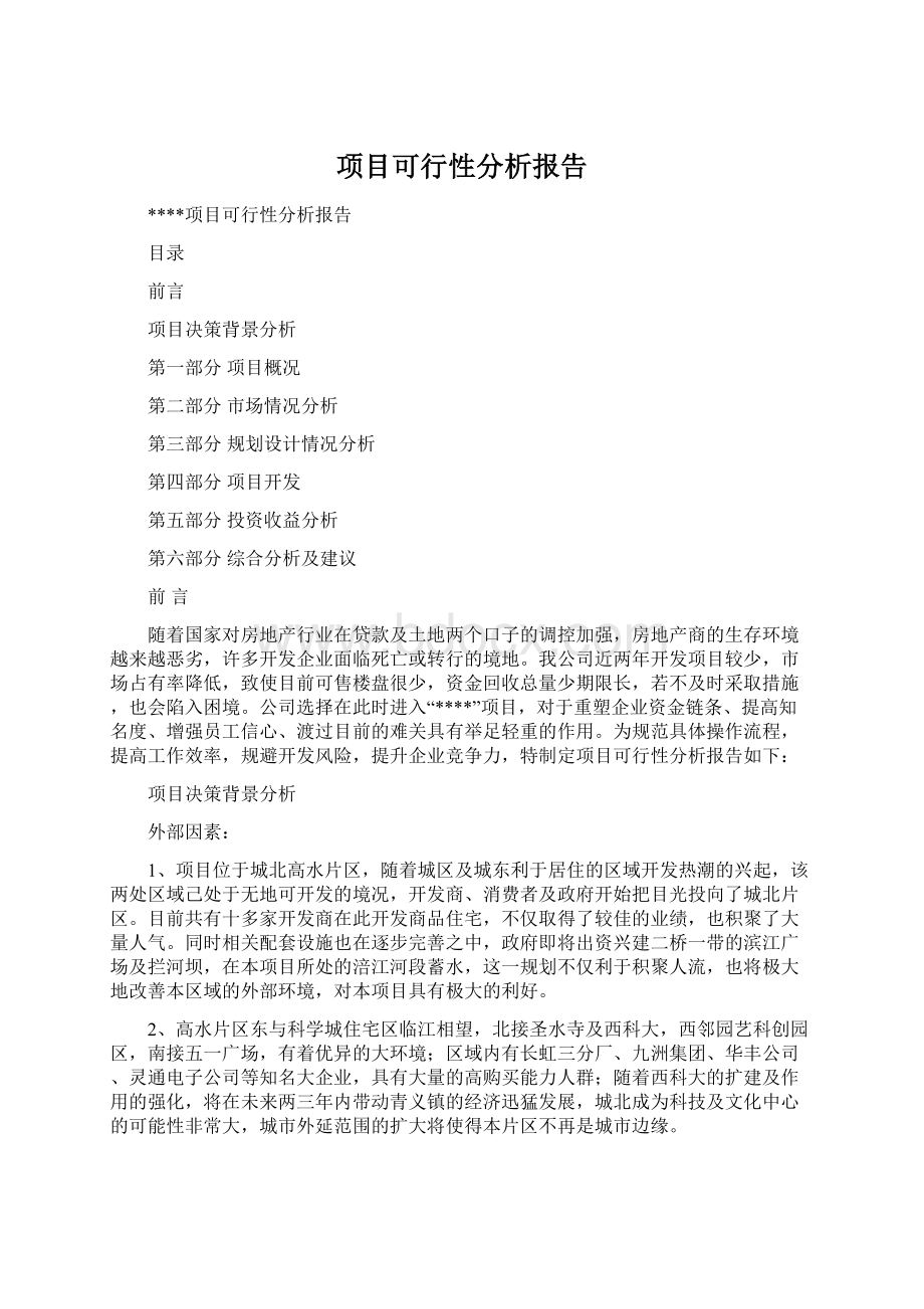 项目可行性分析报告.docx