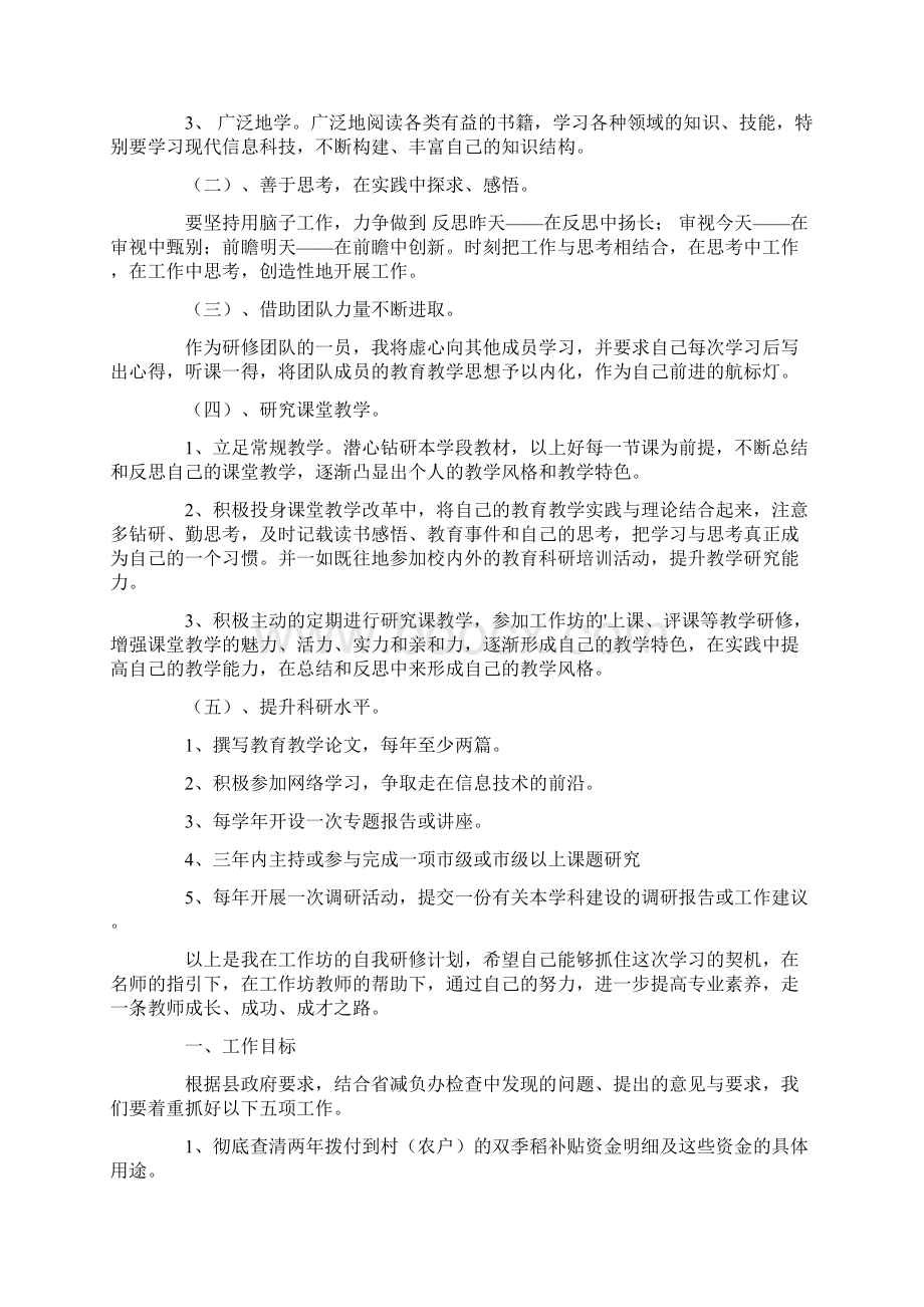 工作方案8篇最新Word文档下载推荐.docx_第3页