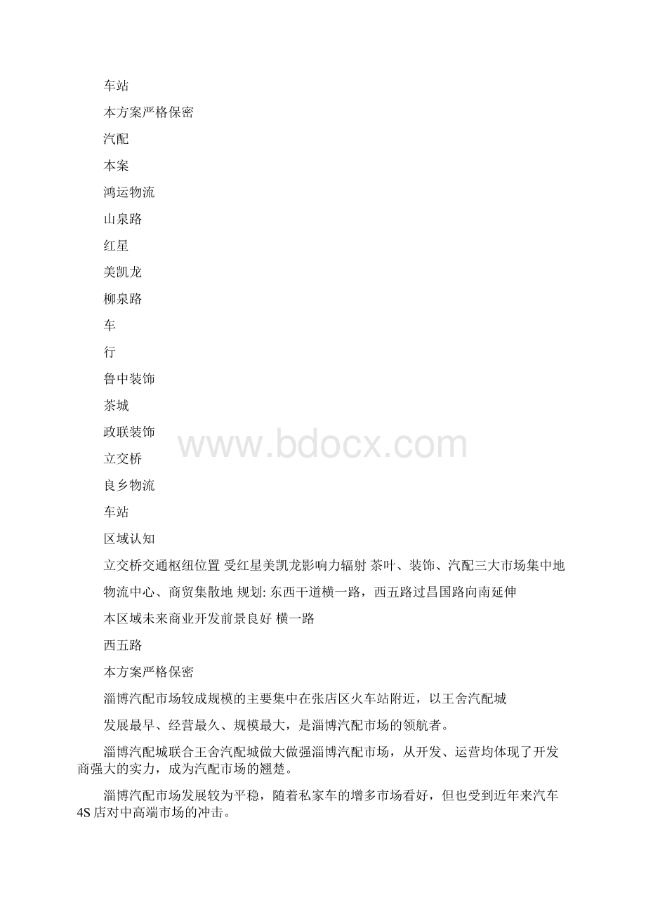 山东淄博王舍汽配城项目营销推广方案.docx_第2页