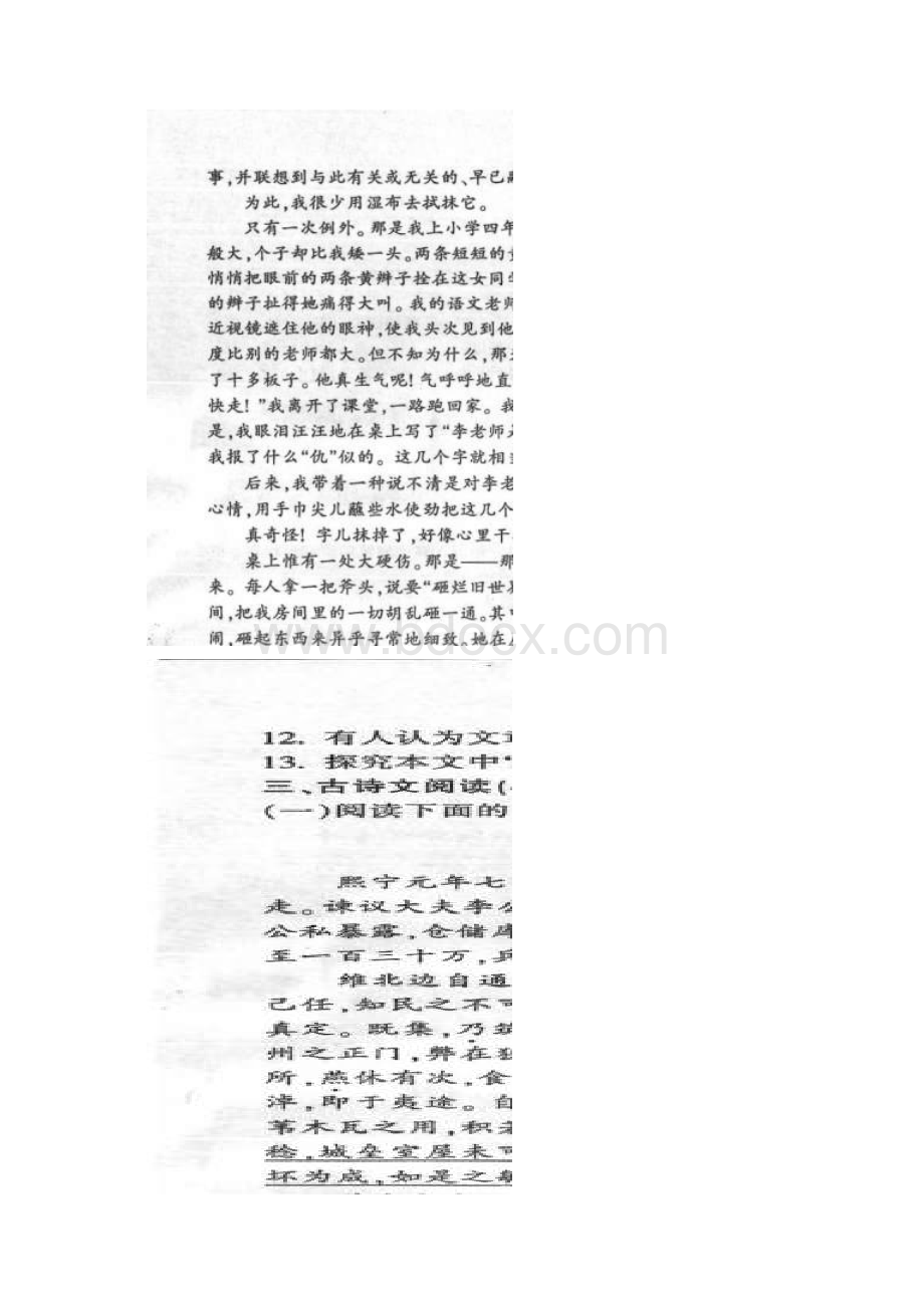 语文浙江省金华市十校届高三上学期期末联考语文试题扫描版Word格式文档下载.docx_第3页