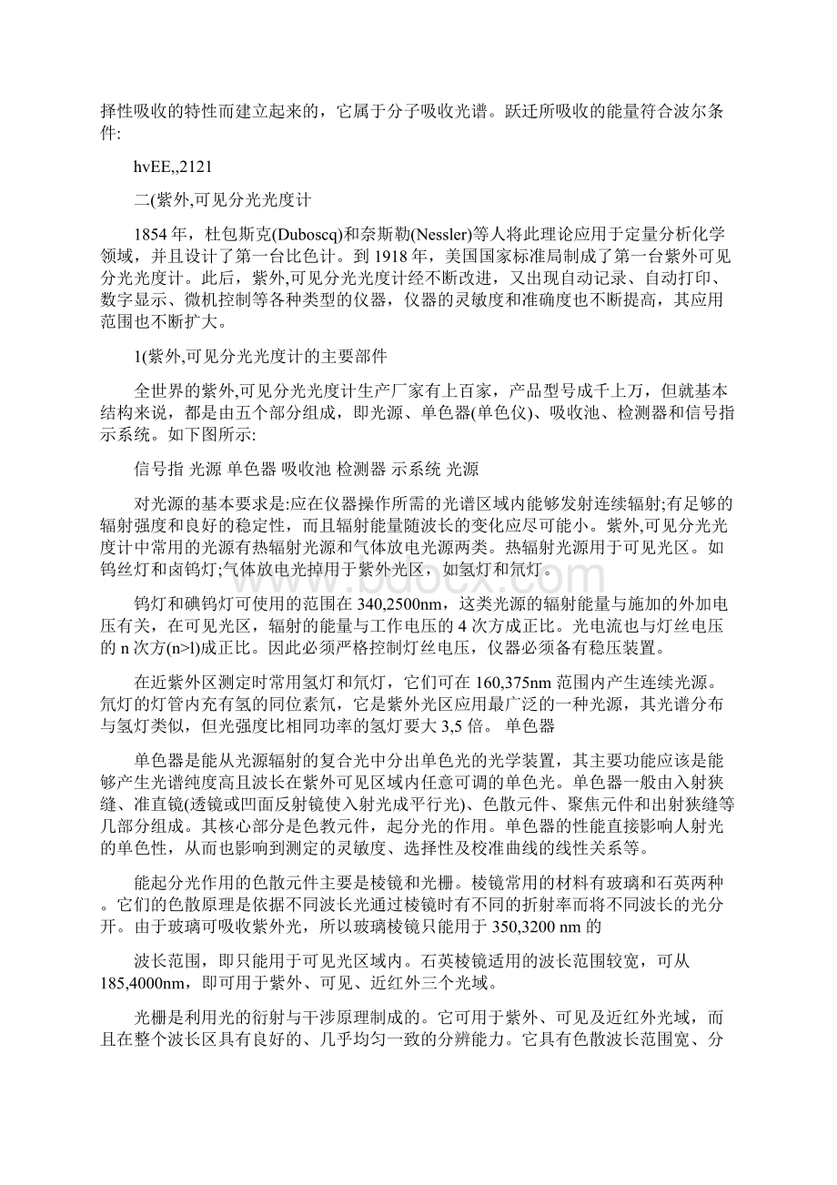 紫外光谱分析仪基础知识文档格式.docx_第2页