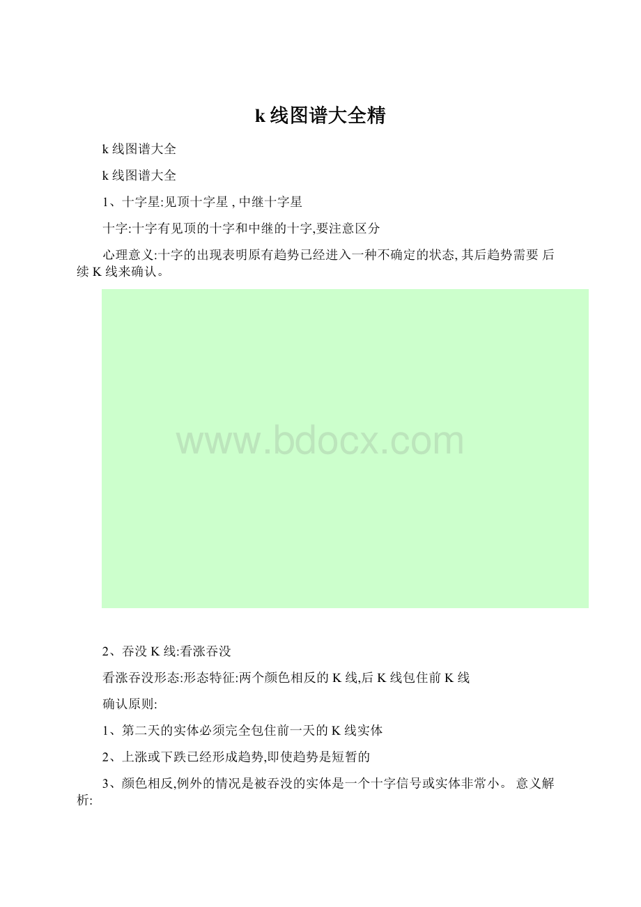 k线图谱大全精.docx