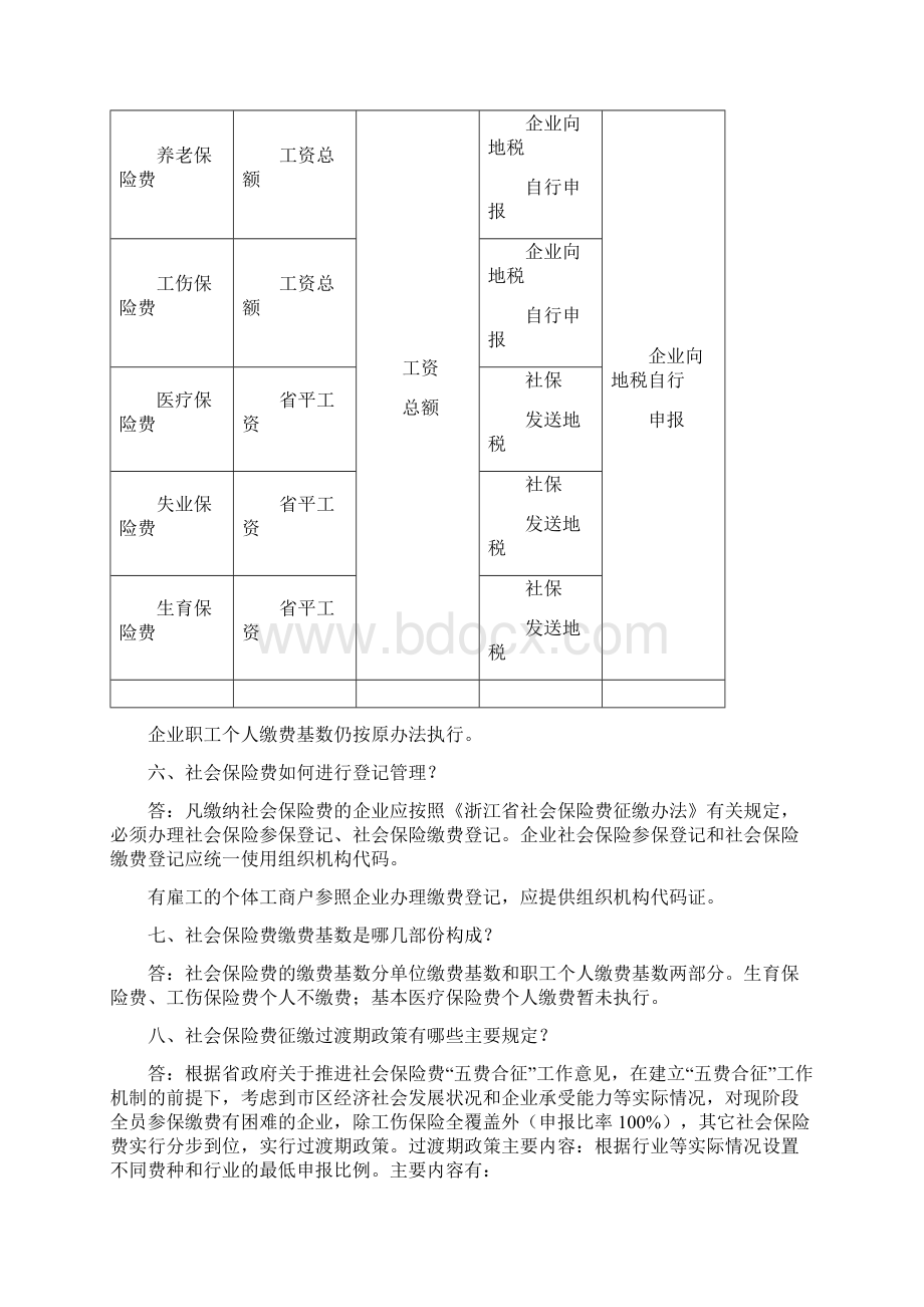 温州市区社会保险费五费合征知识问答.docx_第2页