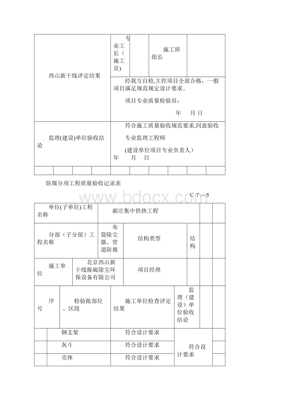 最新布袋除尘器分部分项验收记录表.docx_第3页