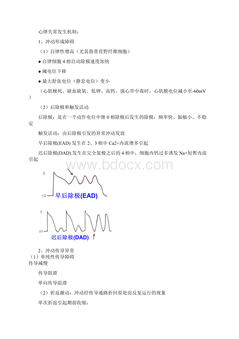 药理学笔记整理之抗心律失常药和利尿脱水药文档格式.docx_第2页