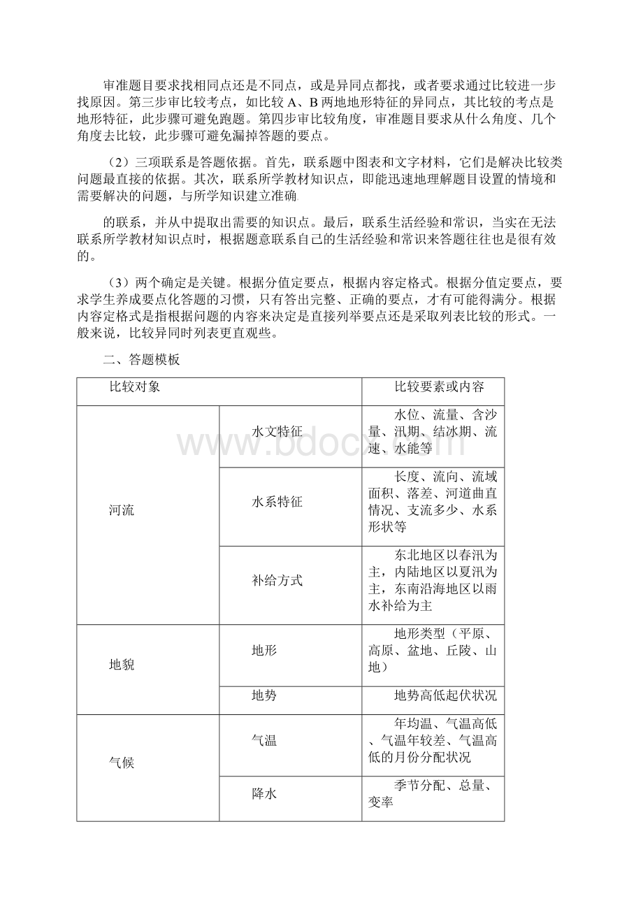 备战高考地理妙解非选择题专题7妙解区域对比分析题学案.docx_第2页