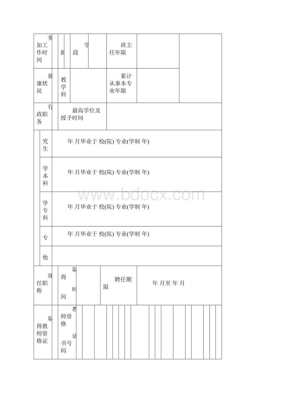 陕西中小学教师职称任职资格Word格式文档下载.docx_第2页