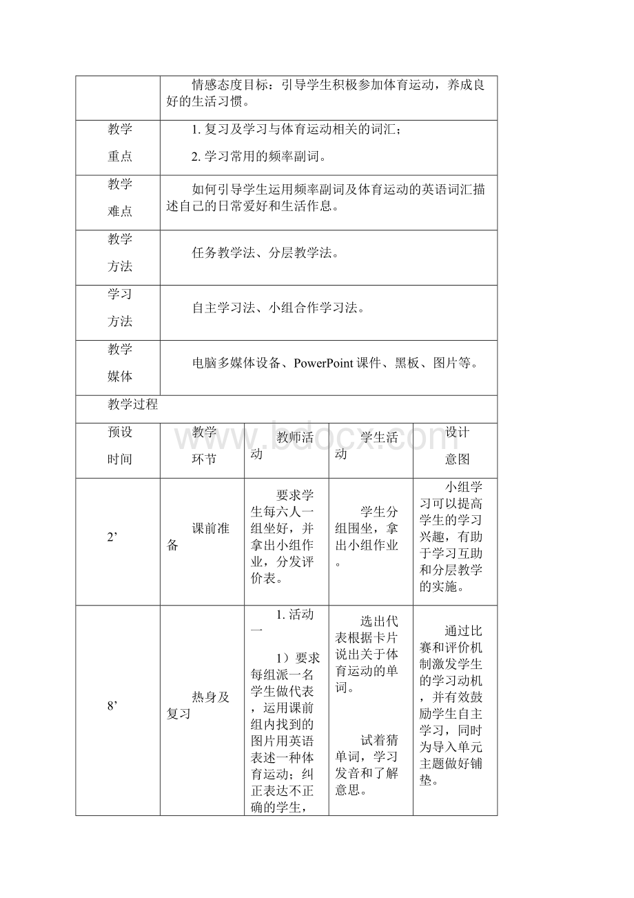 外研中职国规英语教材基础模块修订版第一册unit3Ilikeplayingbadminton.docx_第3页