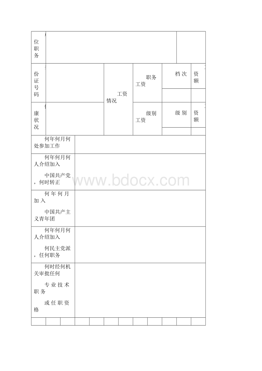 1999版干部履历表电子档文档格式.docx_第2页