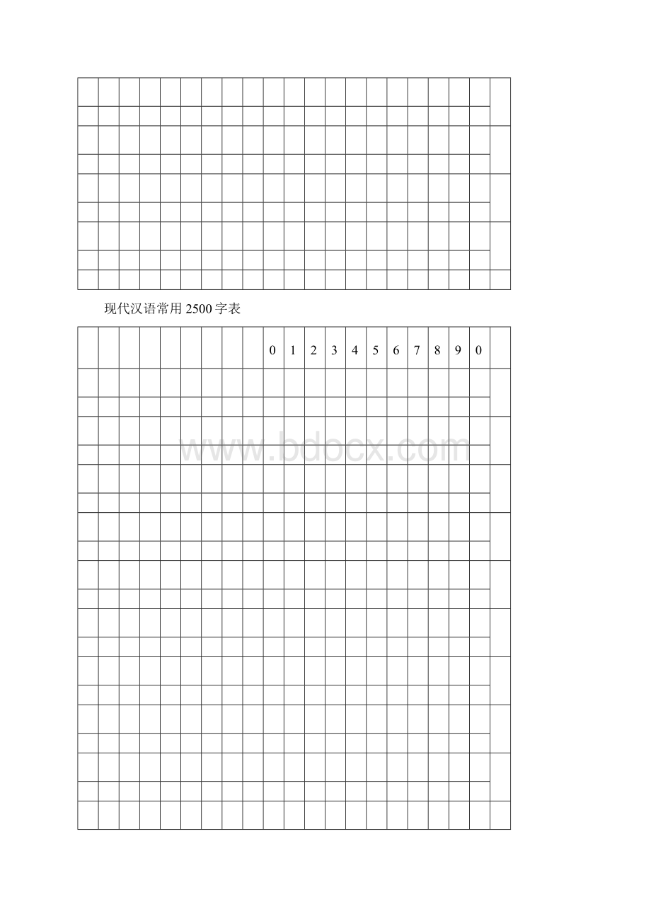 小学生2500常用字识字表Word格式文档下载.docx_第2页