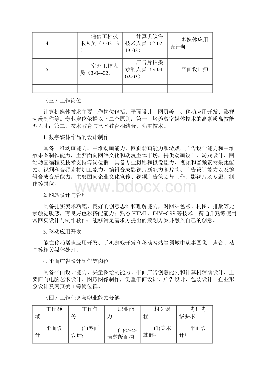 计算机应用技术专业教学标准Word文档下载推荐.docx_第3页