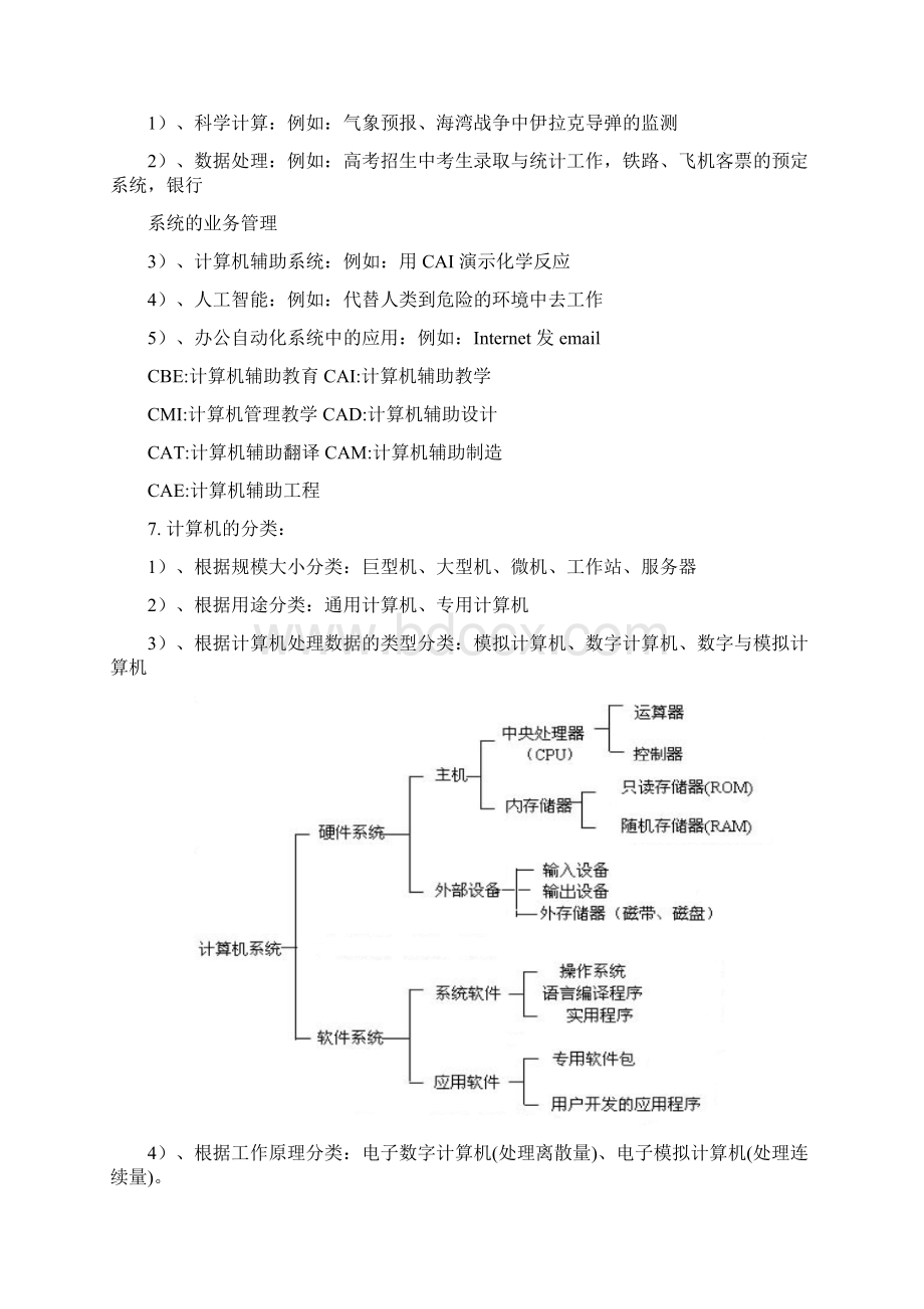 自整理江苏省计算机二级基本知识点.docx_第3页