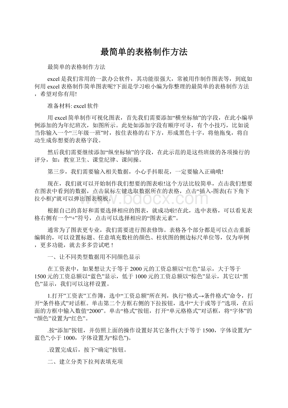 最简单的表格制作方法Word文档下载推荐.docx_第1页