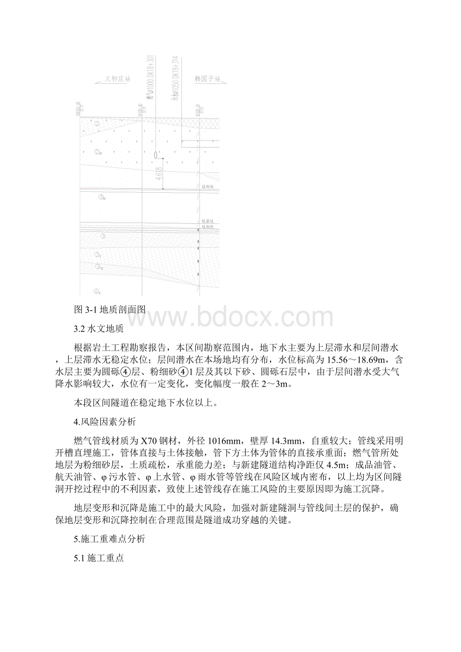 下穿燃气管线安全专项施工方案Word文件下载.docx_第3页