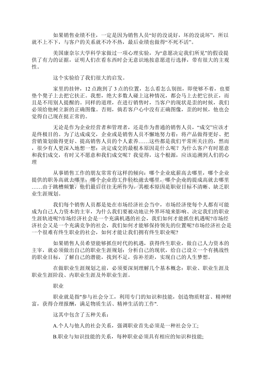 销售职业生涯规划Word格式.docx_第3页