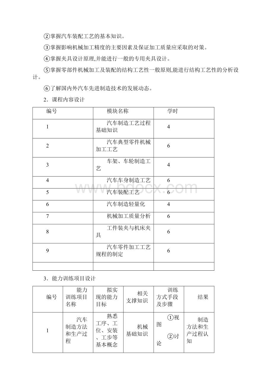 汽车制造工艺学整体设计及单元设计Word格式文档下载.docx_第2页