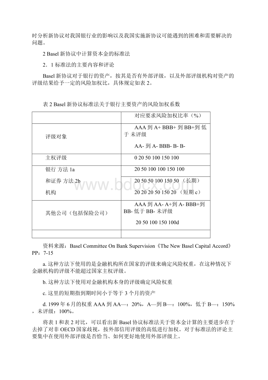 0105060Basel新协议资本金计算方法评述.docx_第3页