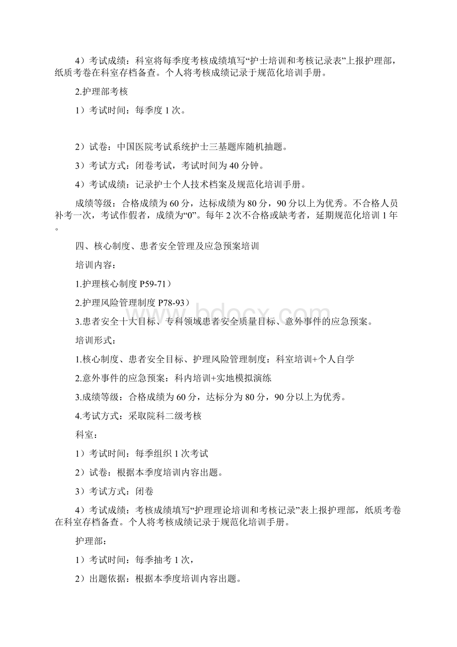 护士规范化培训计划.docx_第2页