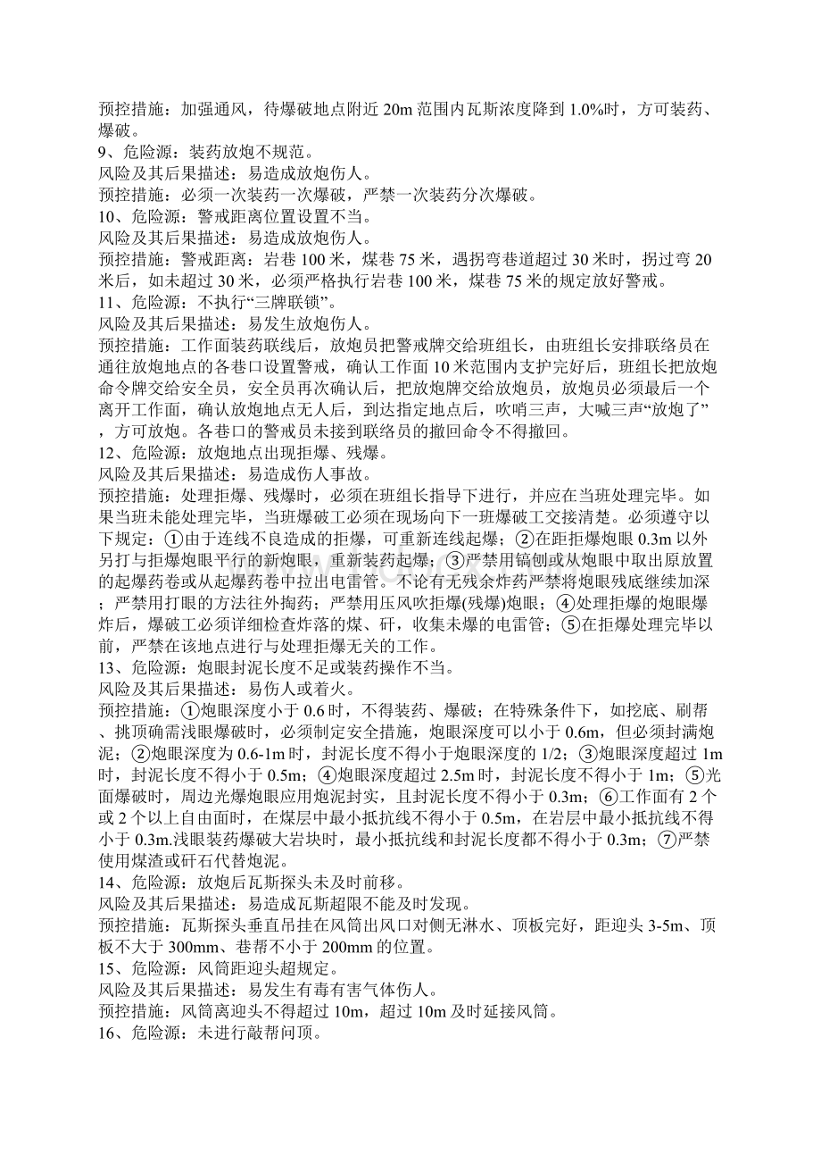 掘进专业危险源辨识汇编.docx_第3页