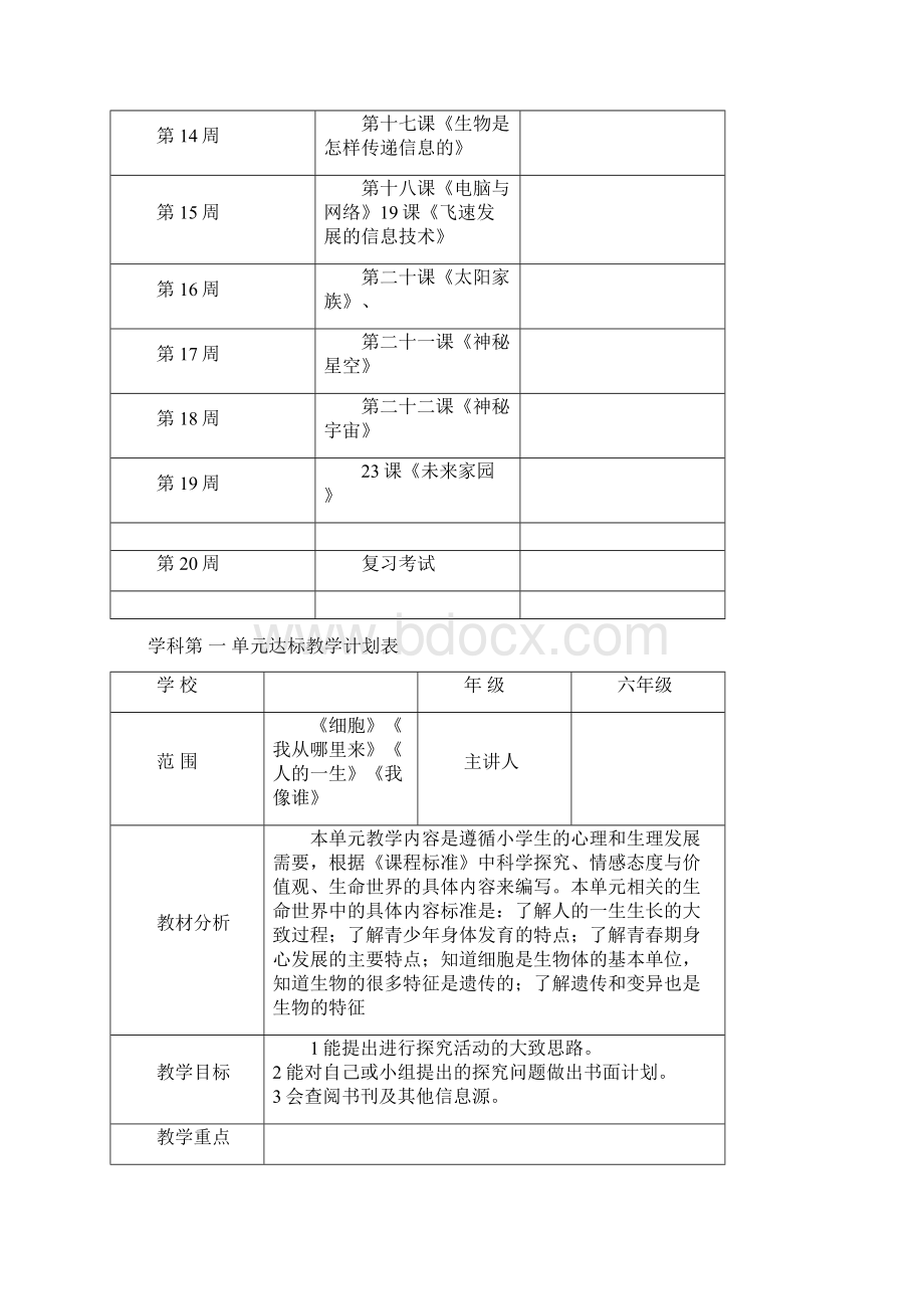 青岛版六年级科学下册集体备课.docx_第2页