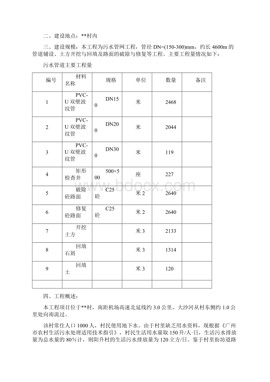 农村污水治理工程施工组织设计doc.docx_第2页