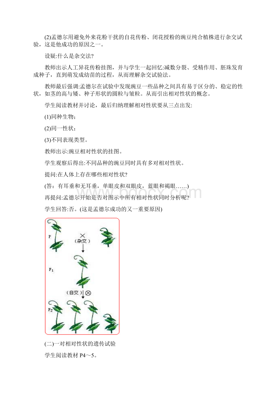 最新人教版高中生物必修2《遗传与进化》全册教案doc.docx_第3页