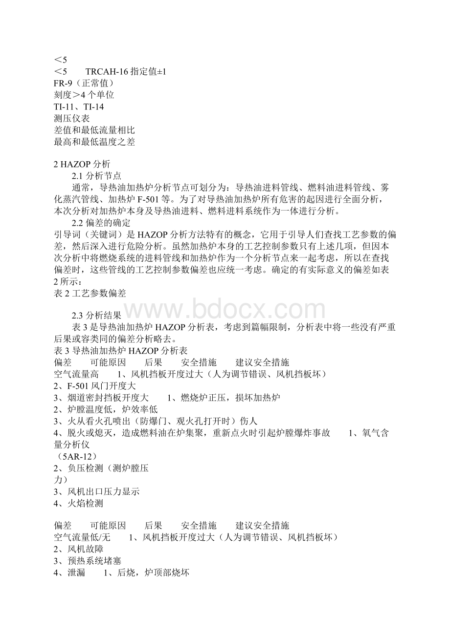 加热炉HAZOP分析资料报告Word格式文档下载.docx_第2页