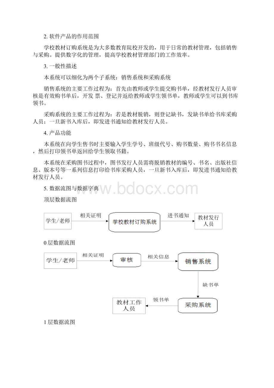 软件工程学校教材订购系统.docx_第2页