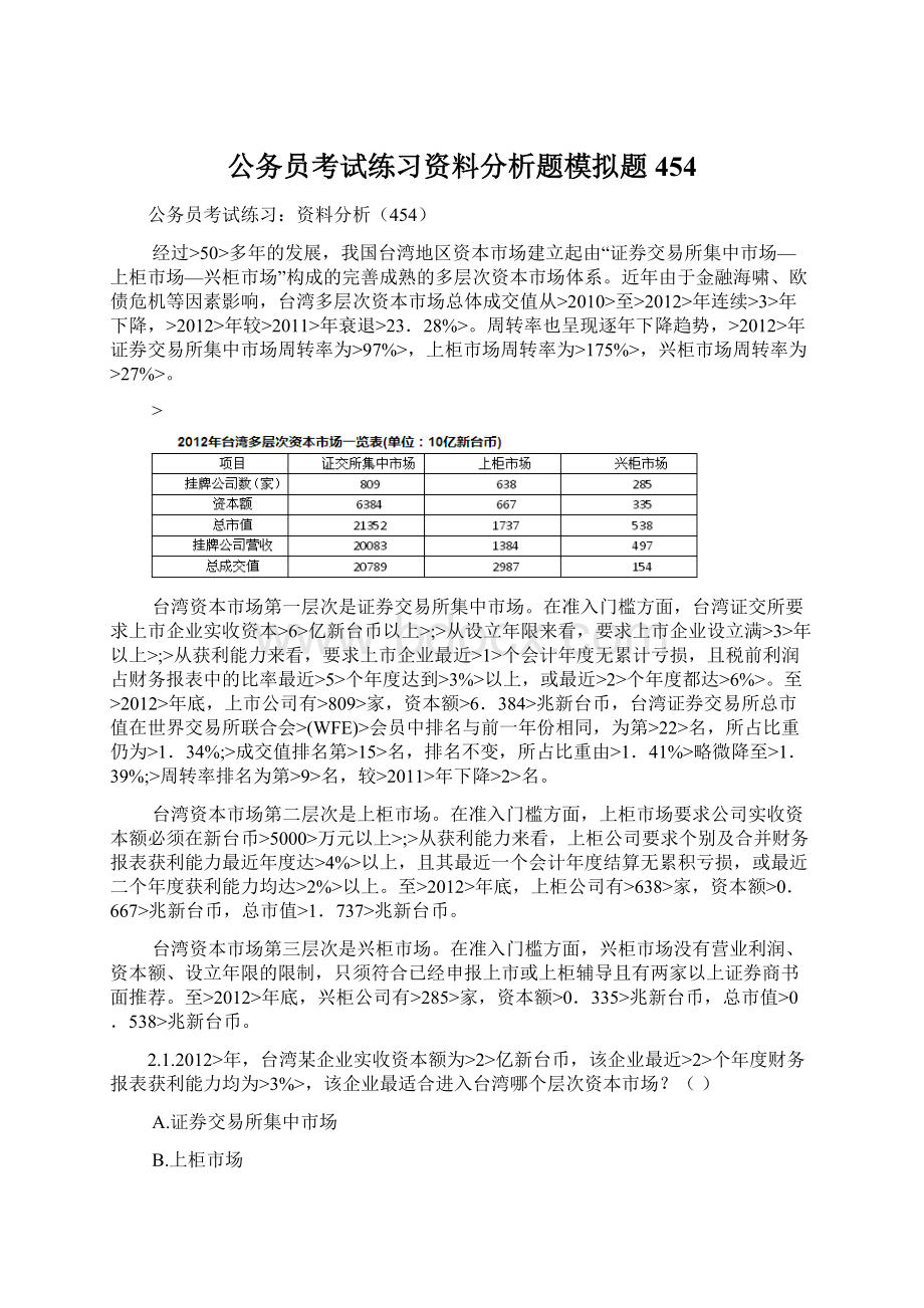 公务员考试练习资料分析题模拟题454.docx_第1页