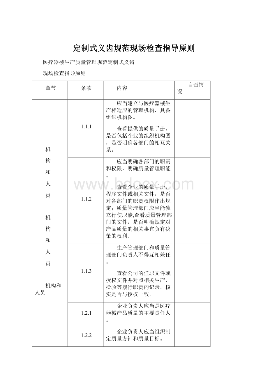 定制式义齿规范现场检查指导原则文档格式.docx_第1页