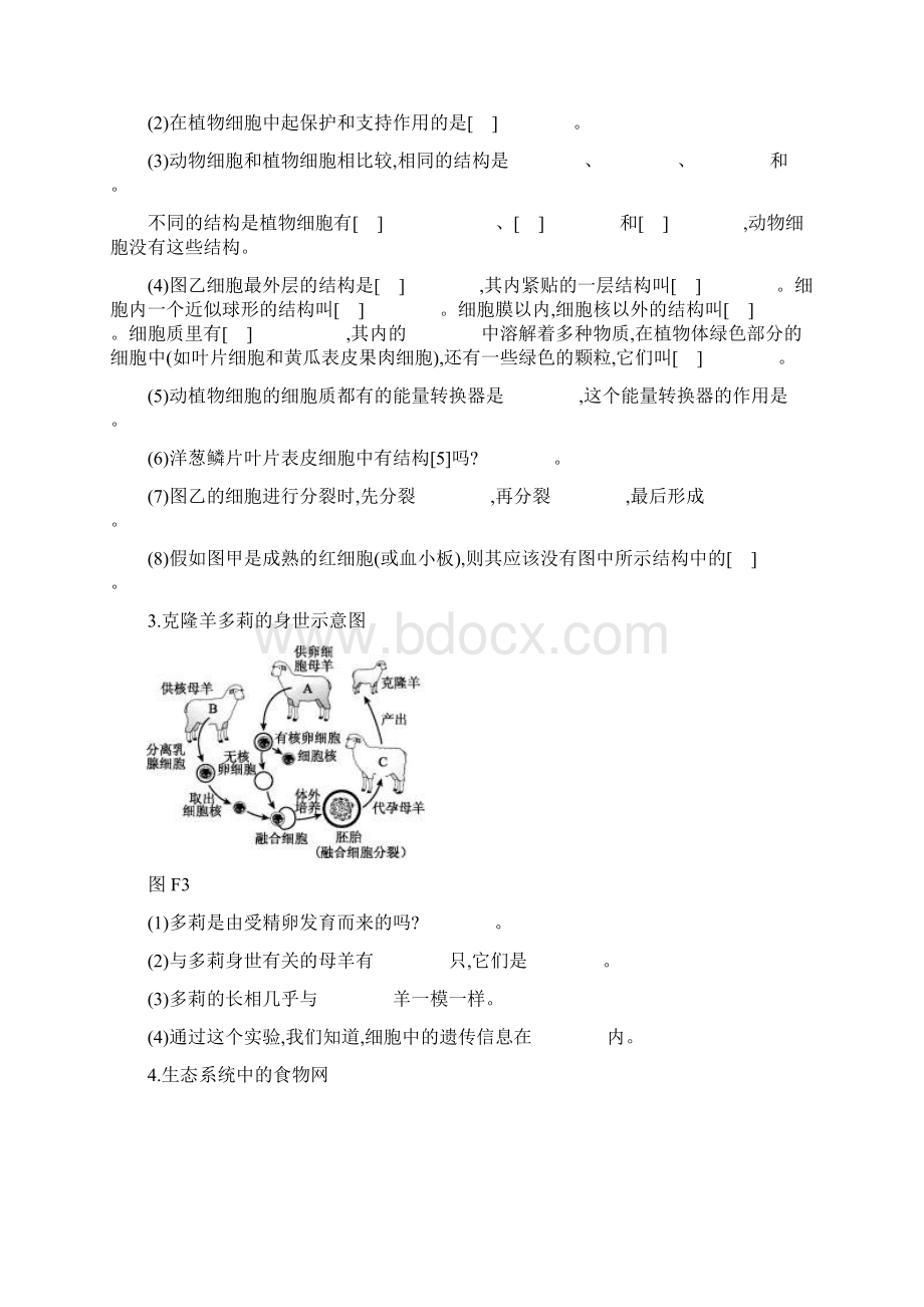 最新中考生物复习方案附录高频考点识图题汇总试题文档格式.docx_第2页