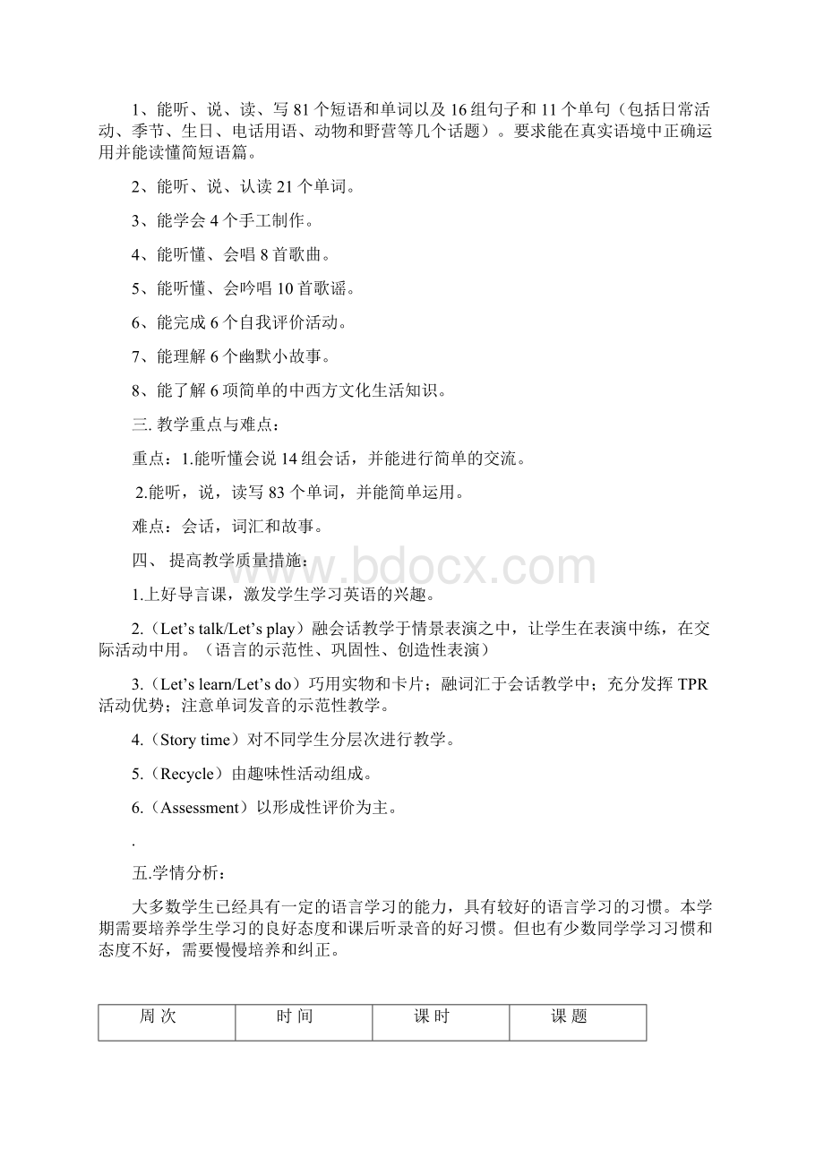 PEP小学英语五年级下册教案Word文档下载推荐.docx_第2页