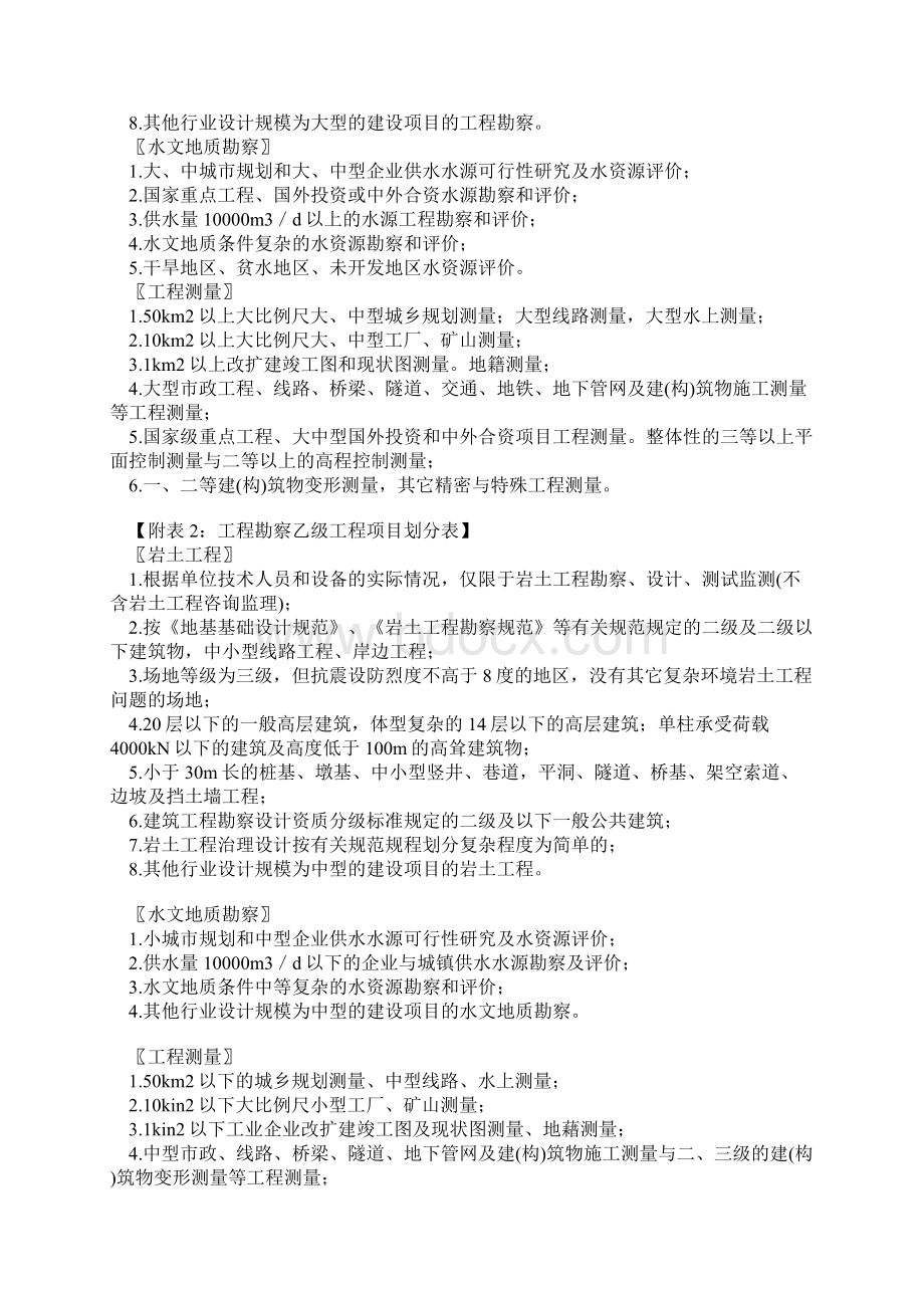 完整版工程勘察设计资质等级承担任务范围.docx_第2页