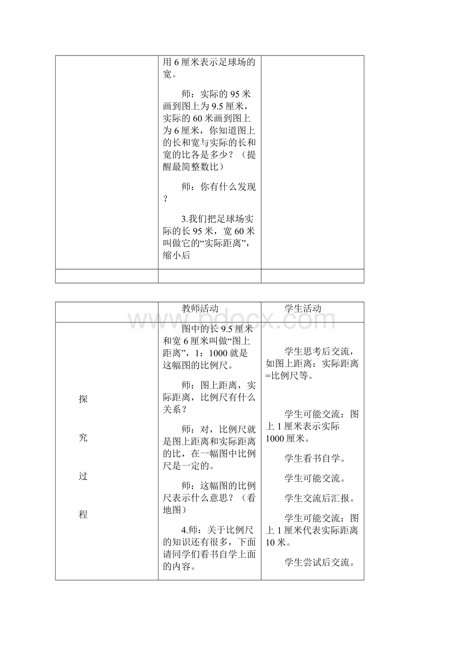 青岛版六年级数学第四单元《比例尺的意义》教案Word文档下载推荐.docx_第3页