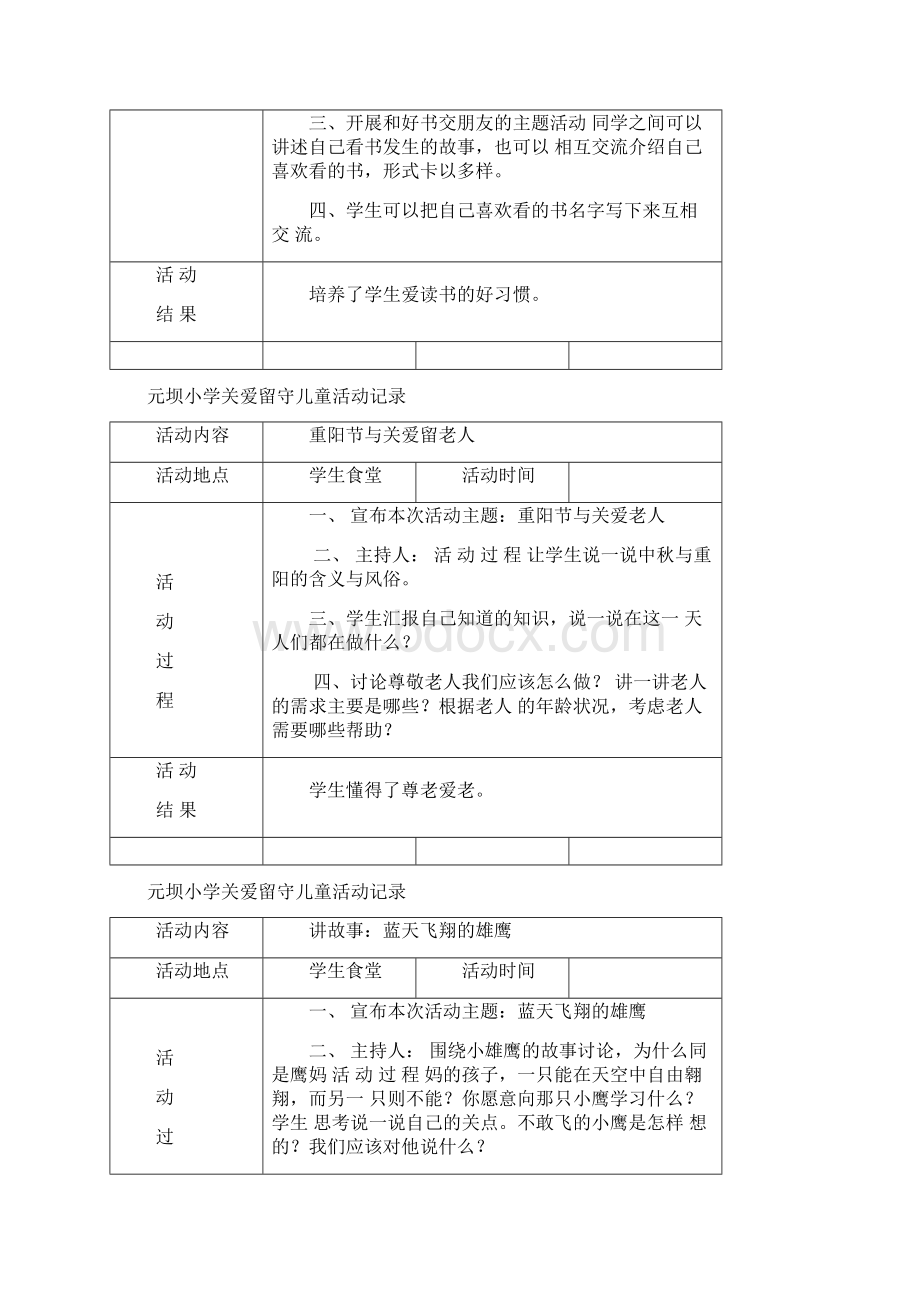 关爱留守儿童活动记录.docx_第2页