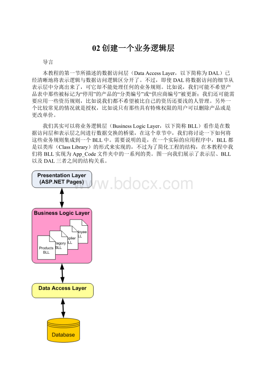 02创建一个业务逻辑层.docx_第1页