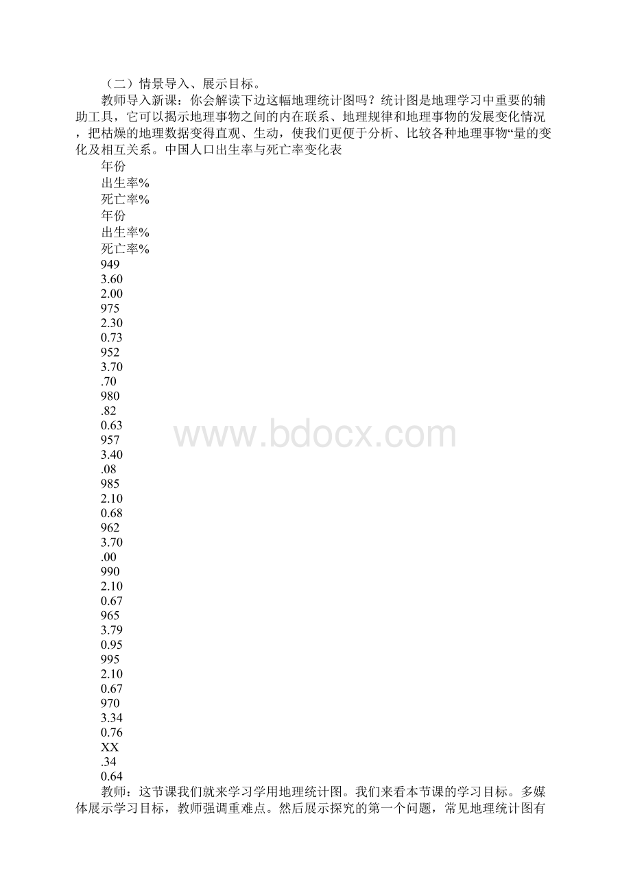 知识学习学用地理统计图教案Word格式.docx_第2页