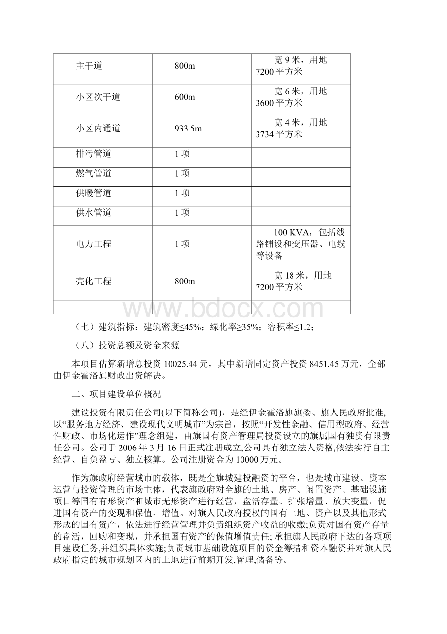 伊泰移民小区经济适用房建设项目可行性研究报告.docx_第2页