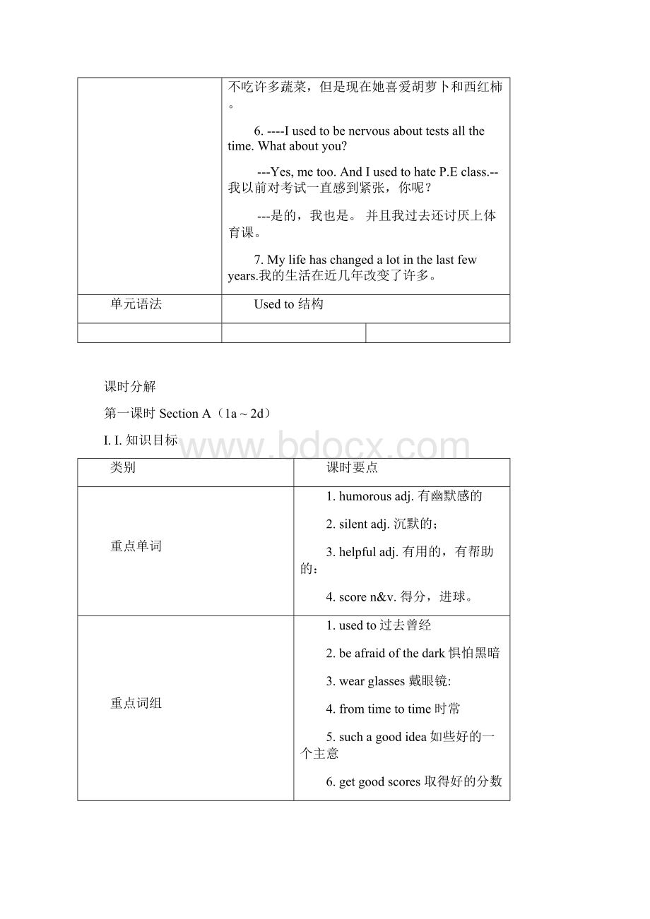 Unit 4 I used to be afraid of the dark全单元导学案6课时.docx_第3页