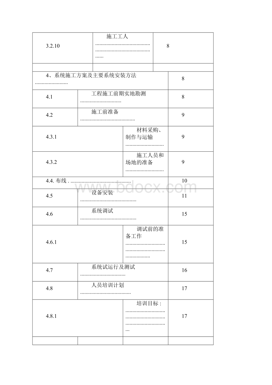 门禁系统施工组织设计方案.docx_第3页