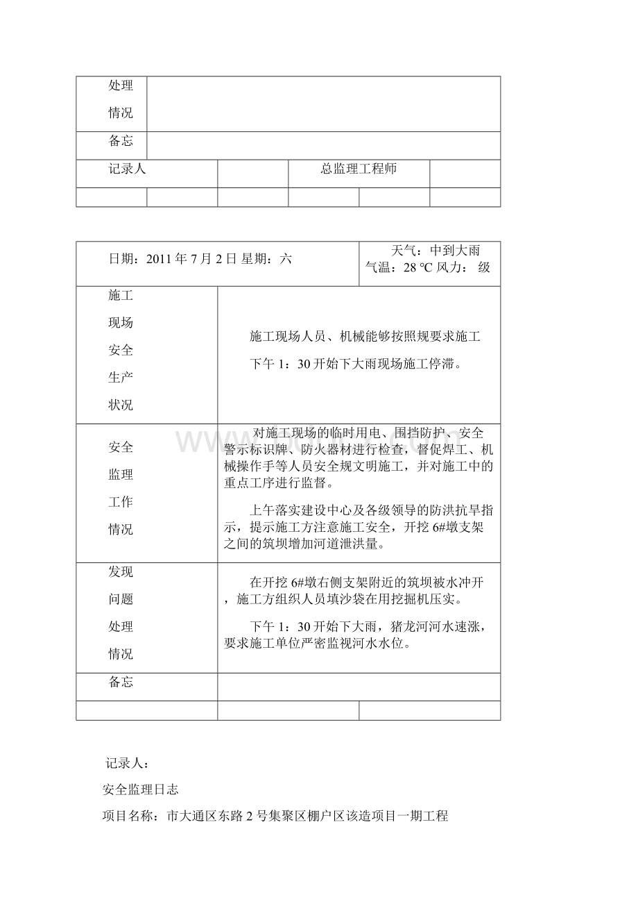 安全系统监理日志例范本.docx_第2页